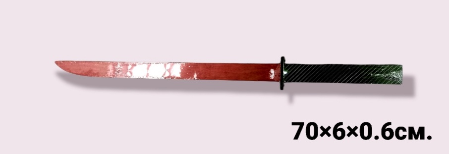 Детский деревянный меч”Катана-АЛЬБ”Изготовлен из фанеры.Размер:70*6см.